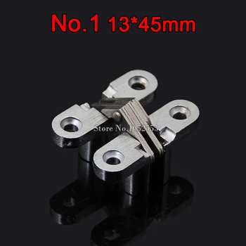 HOT 13*45mm Invisible Concealed Cross Door Hinge Stainless Steel Hidden Hinges Bearing 6KG For Folding Door Hidden Door K95-2
HOT 13*45mm Invisible Concealed Cross Door Hinge Stainless Steel Hidden Hinges Bearing 6KG For Folding Door Hidden Door K95-2