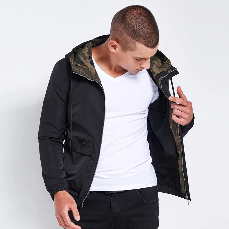 Autumn Spring Mens Casual Jackets Bomber Grey Hoodie Lightweight Coats Fashion Male Windbreaker Jackets High Quality 1120
Autumn Spring Mens Casual Jackets Bomber Grey Hoodie Lightweight Coats Fashion Male Windbreaker Jackets High Quality 1120