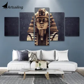 DH Prints Canvas Wall Art 5 Panels Painting Egyptian Pharaoh Posters Abstract Wall Pictures for Living Room Home Decor F1205
DH Prints Canvas Wall Art 5 Panels Painting Egyptian Pharaoh Posters Abstract Wall Pictures for Living Room Home Decor F1205