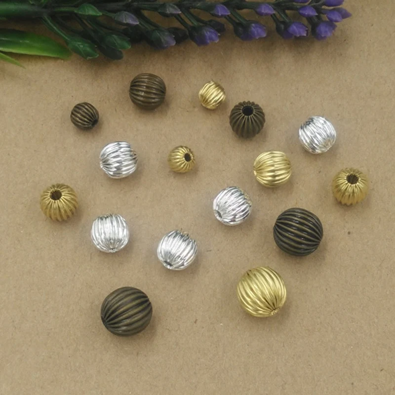 100pcs/lot 4mm 6mm Antique Bronze Silver Color Spacer Beads Copper Big Hole Pumpkin Beads For DIY Jewelry Making Findings
100pcs/lot 4mm 6mm Antique Bronze Silver Color Spacer Beads Copper Big Hole Pumpkin Beads For DIY Jewelry Making Findings