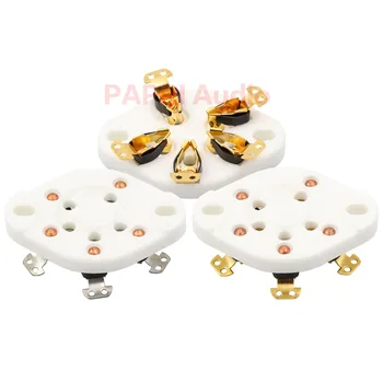 PAPRI 2PCS U5A 5Pin Ceramic Gold Plated And Silver Plated lPin Vacuum Tube Sockets Audio HIFI DIY For FU7 807 24 27 WE311A,Etc
PAPRI 2PCS U5A 5Pin Ceramic Gold Plated And Silver Plated lPin Vacuum Tube Sockets Audio HIFI DIY For FU7 807 24 27 WE311A,Etc