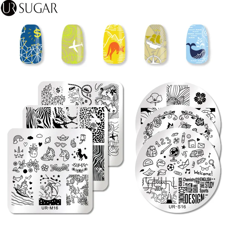 UR SUGAR Floral Nail Stamping Plates Butterfly Pearl Shell Spider Halloween Template Nail Art Stamping Image Plates DIY
UR SUGAR Floral Nail Stamping Plates Butterfly Pearl Shell Spider Halloween Template Nail Art Stamping Image Plates DIY