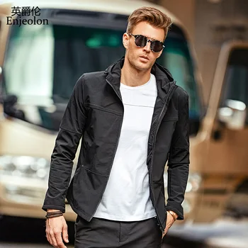 Enjeolon top brand fashion Bomber hoodies jackets men hooded black Mens jacket coats hoodies Jacket Men cool clothes WT0222
Enjeolon top brand fashion Bomber hoodies jackets men hooded black Mens jacket coats hoodies Jacket Men cool clothes WT0222