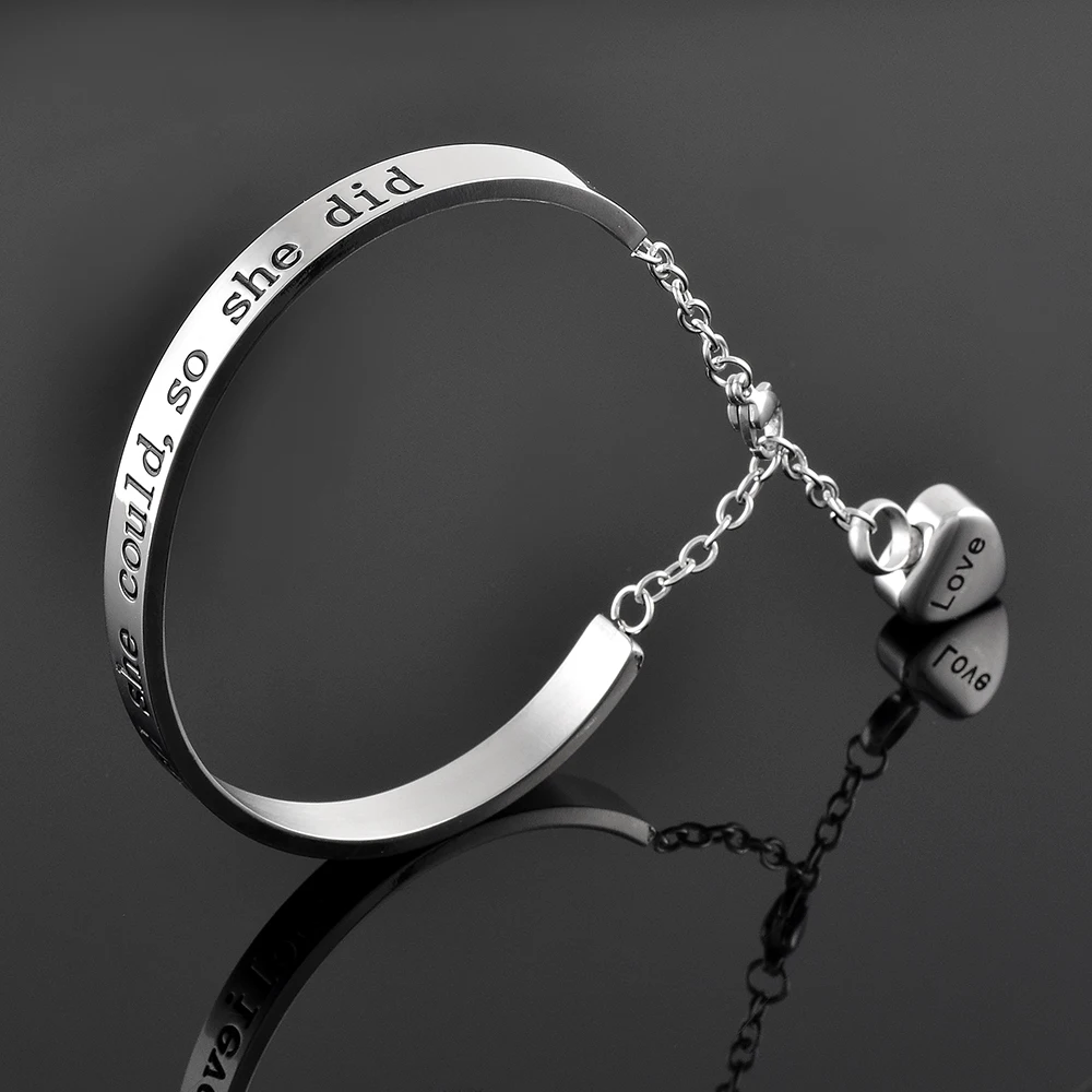 IJB004 Different Style Stainless Steel Heart Ash Holder Bracelet Bangles Women Man Leather Chains
IJB004 Different Style Stainless Steel Heart Ash Holder Bracelet Bangles Women Man Leather Chains