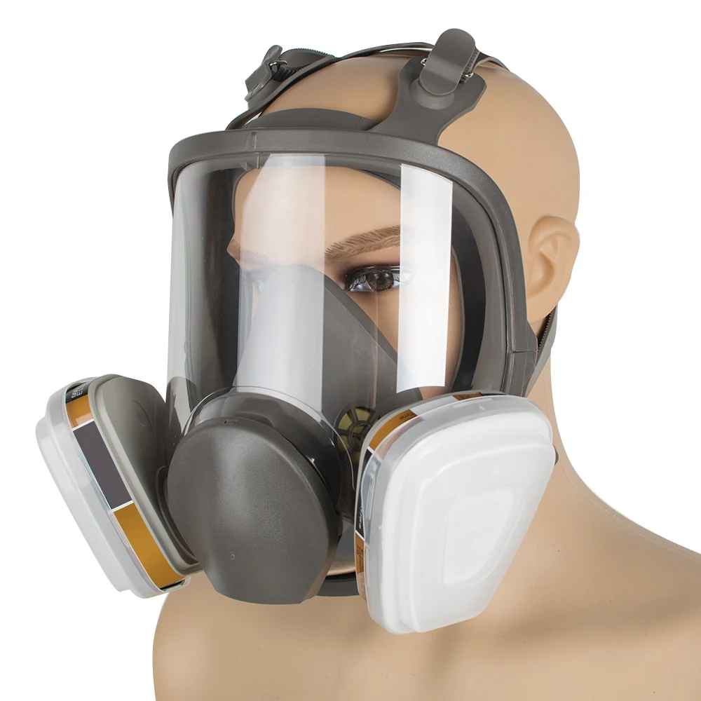 Full Facepiece Gas mask Eye Care Spray paint for Chemicals Pesticides Fire Protection Formaldehyde Decoration Mist
Full Facepiece Gas mask Eye Care Spray paint for Chemicals Pesticides Fire Protection Formaldehyde Decoration Mist