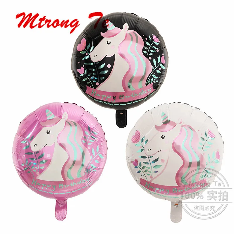 50pcs 18inch Round Rainbow Unicorn Balloons Foil Helium Balloon Globos Inflatable Kids Birthday Party Wedding Decor Supplies
50pcs 18inch Round Rainbow Unicorn Balloons Foil Helium Balloon Globos Inflatable Kids Birthday Party Wedding Decor Supplies
