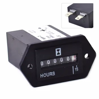 DWCX New Black DC 10V-80V AC 100-250V Generator Sealed Time Hour Meter Counter Hourmeter Rectangle For Truck Tractor Car Boat
DWCX New Black DC 10V-80V AC 100-250V Generator Sealed Time Hour Meter Counter Hourmeter Rectangle For Truck Tractor Car Boat