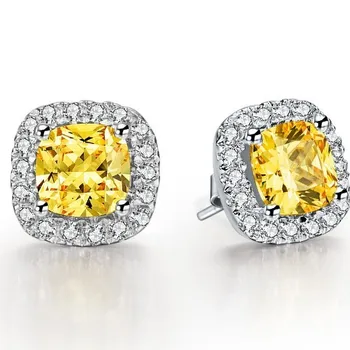 Never Fade Earrings Gold 14K 1CT/Piece SONA Diamond Golden Earrings Stud for Women Engagement Jewelry Cushion Earrings
Never Fade Earrings Gold 14K 1CT/Piece SONA Diamond Golden Earrings Stud for Women Engagement Jewelry Cushion Earrings