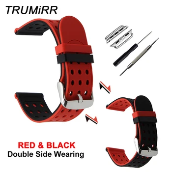Silicone Rubber Watchband Double Side Wearing Strap + Adapter for 38mm 42mm iWatch Apple Watch Sport Edition Wrist Band Bracelet
Silicone Rubber Watchband Double Side Wearing Strap + Adapter for 38mm 42mm iWatch Apple Watch Sport Edition Wrist Band Bracelet