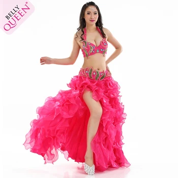 Belly Dance Costumes rhinestones bra top+hip belt+bubble skirt 3pcs full set Professional Dancewear Set NEW Hot For Sale SF219
Belly Dance Costumes rhinestones bra top+hip belt+bubble skirt 3pcs full set Professional Dancewear Set NEW Hot For Sale SF219