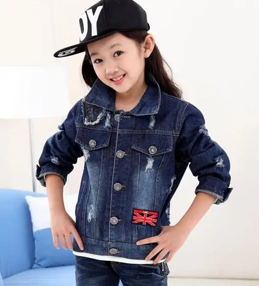 2017 autumn children's clothes solid long sleeve turn-down collar unisex boy girl denim jackets for girls boys kids short coats
2017 autumn children's clothes solid long sleeve turn-down collar unisex boy girl denim jackets for girls boys kids short coats
