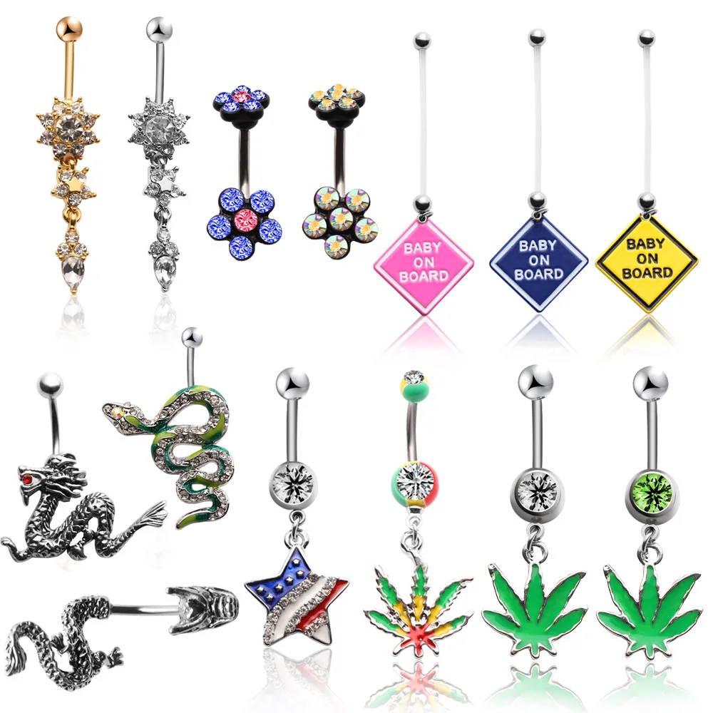 Crystal Dragon Snake Navel Ring Belly Button Rings Dangle Body Piercing Jewelry for Sexy Women
Crystal Dragon Snake Navel Ring Belly Button Rings Dangle Body Piercing Jewelry for Sexy Women