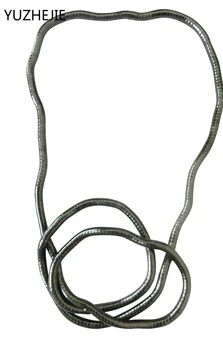 YUZHEJIE 208 NEW Manufacture 5mm 90cm Gold&Black Plated Iron Bendable Flexible Bendy Snake Necklace,2pcs/pack
YUZHEJIE 208 NEW Manufacture 5mm 90cm Gold&Black Plated Iron Bendable Flexible Bendy Snake Necklace,2pcs/pack