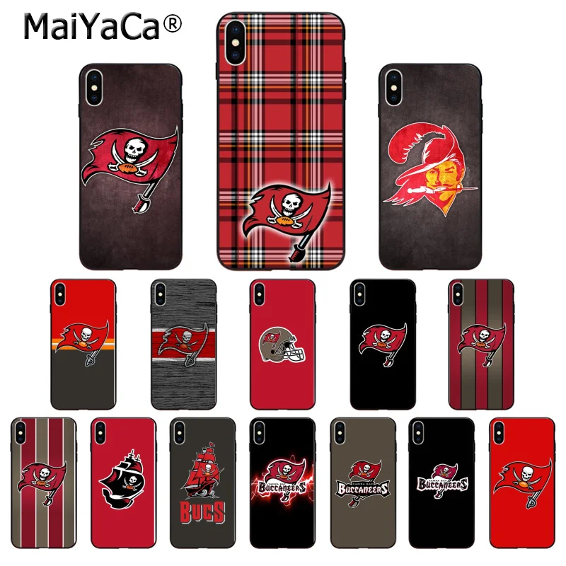 MaiYaCa Tampa Bay Buccaneers Black TPU Soft Phone Case Cover for iPhone 8 7 6 6S Plus 5 5S SE XR X XS MAX Coque Shell
MaiYaCa Tampa Bay Buccaneers Black TPU Soft Phone Case Cover for iPhone 8 7 6 6S Plus 5 5S SE XR X XS MAX Coque Shell