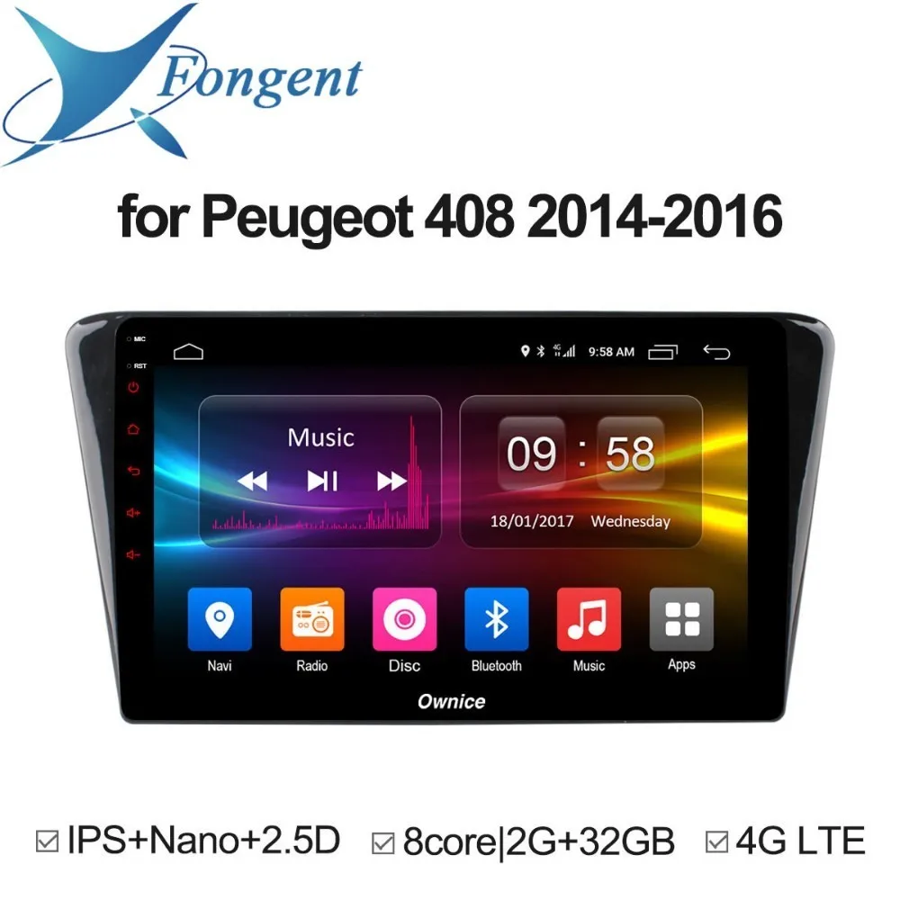 for Peugeot 408 2014 2015 2016 Car Intelligent Multimedia Player Radio Android Unit Vehicle GPS Navigator DVD Stereo Audio DVR
for Peugeot 408 2014 2015 2016 Car Intelligent Multimedia Player Radio Android Unit Vehicle GPS Navigator DVD Stereo Audio DVR