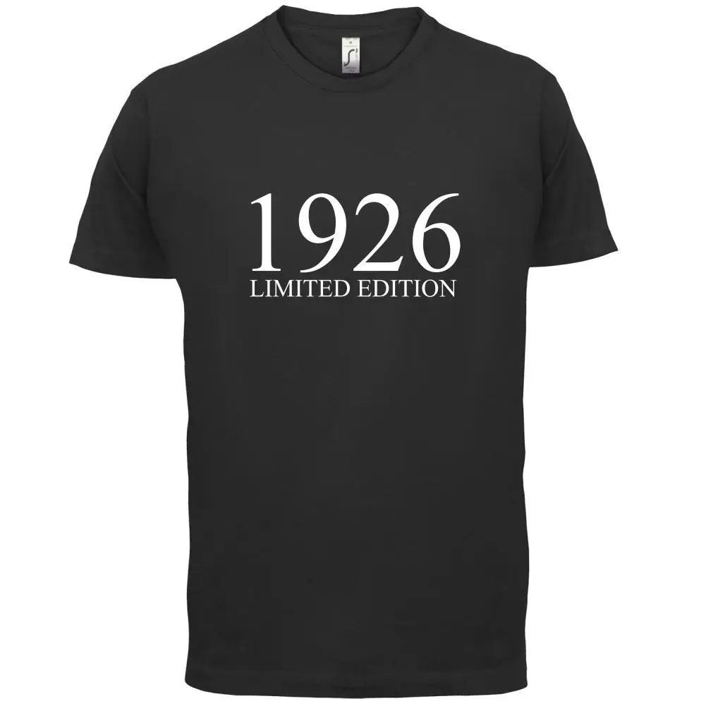 Limited Edition 1926 - Mens T-Shirt - 13 Colours - 90th Birthday - Present-Gift Print T Shirt Mens Short Sleeve Hot Tops Tshirt
Limited Edition 1926 - Mens T-Shirt - 13 Colours - 90th Birthday - Present-Gift Print T Shirt Mens Short Sleeve Hot Tops Tshirt