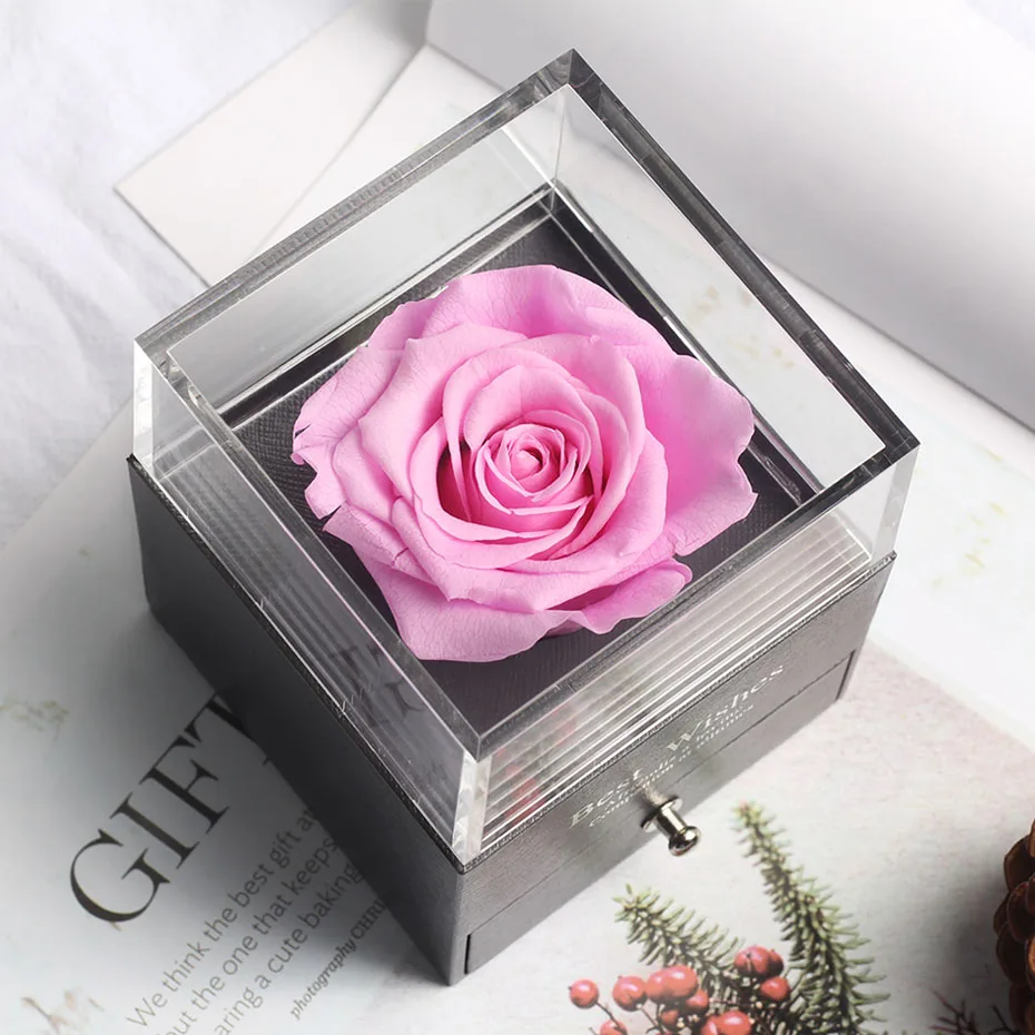 Rose-Konservierte-Blume-F-r-Schmuck-Box-Hochzeit-Souvenir-Valentinstag-Geschenk-Valentinstag-Geburtstag-Sch-ne-Geschenk