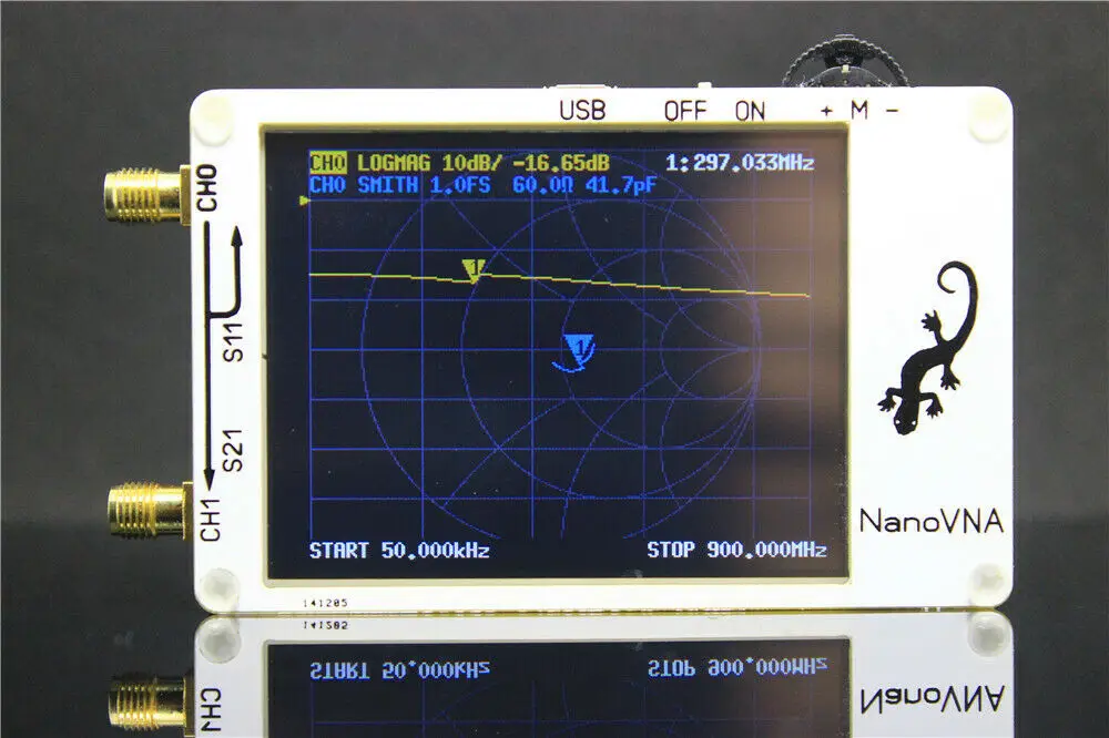 2.8 inch LCD NanoVNA VNA HF VHF UHF UV Vector Network Analyzer Antenna Analyzer + PC Software + Battery
2.8 inch LCD NanoVNA VNA HF VHF UHF UV Vector Network Analyzer Antenna Analyzer + PC Software + Battery