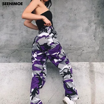 2018 Camouflage Army Pants Women Casual Trousers Hip Hop High Dance Waist Harem Camo Pants Elastic Waist Pockets Pencil Pants
2018 Camouflage Army Pants Women Casual Trousers Hip Hop High Dance Waist Harem Camo Pants Elastic Waist Pockets Pencil Pants
