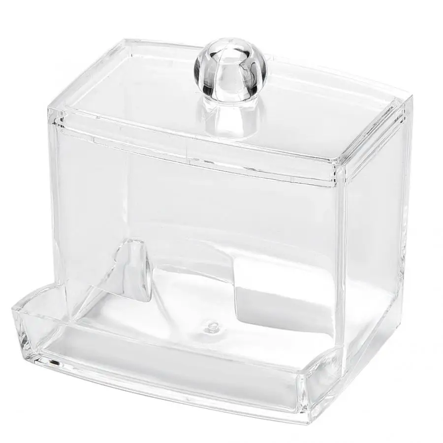 Clear Acrylic Cotton Pad Swab Holder Makeup Cosmetic Storage Organizer Box Makeup Tools
Clear Acrylic Cotton Pad Swab Holder Makeup Cosmetic Storage Organizer Box Makeup Tools