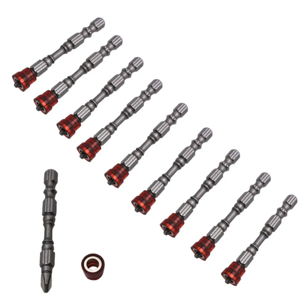 5/10PCS 65mm Magnetic Screwdriver Bit Plasterboard Drywall Screwdriver Bits 1/4" Hex Shank PH2 Phillips Screw Drive Tools Mayitr
5/10PCS 65mm Magnetic Screwdriver Bit Plasterboard Drywall Screwdriver Bits 1/4" Hex Shank PH2 Phillips Screw Drive Tools Mayitr