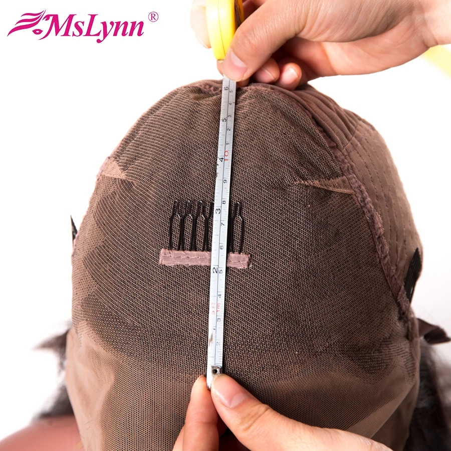 altMslynn 6x12 Brazilian Water Wave Lace Front Human Hair Wigs With Baby Hair 150% Gluless Non-Remy Hair Wig For Black Women