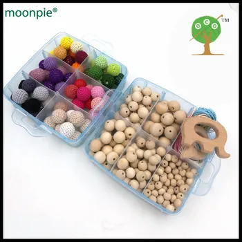 DIY box set teether baby nursing accessory wooden beech rattles crochet beads baby Nursing necklace, teething making WC064
DIY box set teether baby nursing accessory wooden beech rattles crochet beads baby Nursing necklace, teething making WC064