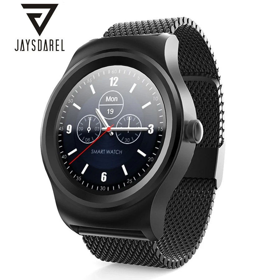 

JAYSDAREL Heart Rate Monitor Smart Watch SMA-R Siri Voice Control Pedometer Bluetooth Bracelet Smart Wristwatch for Android iOS