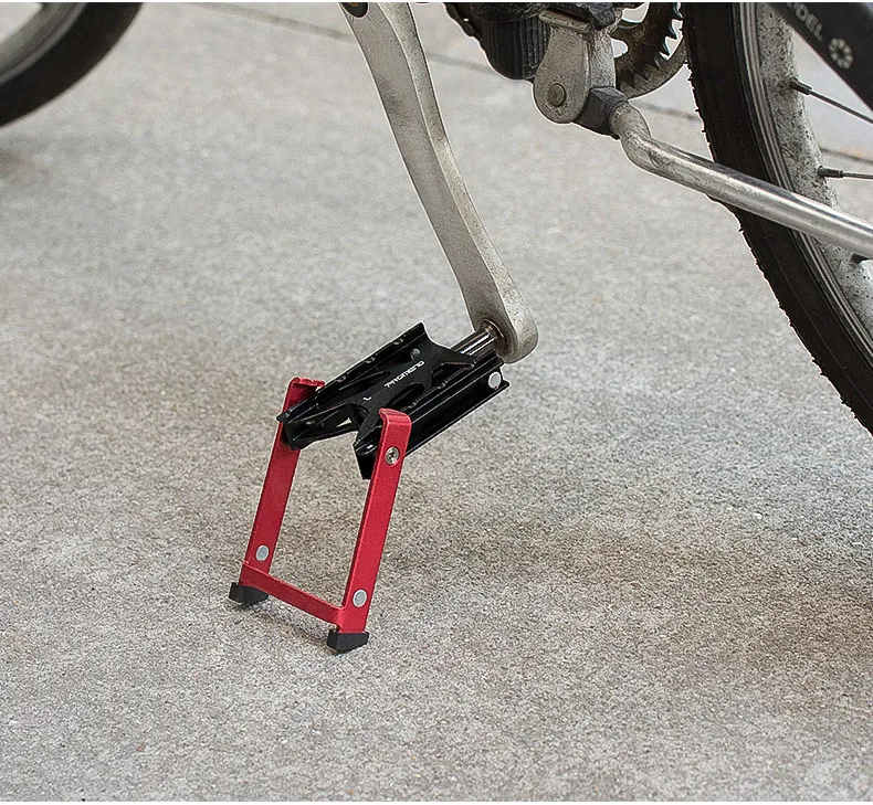 Palin Bearing Pedals /& Kickstand Mountain Bike MTB Foldable Foot Support Stand
