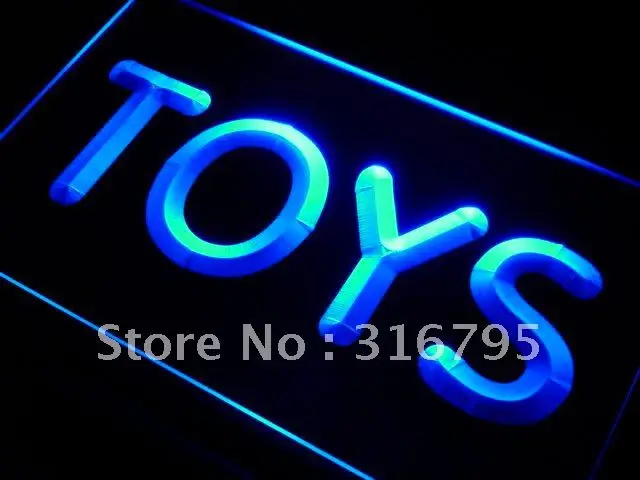 i283 Toys Shop LED Neon Light Signs On/Off Switch 20+ Colors 5 Sizes | Дом и сад