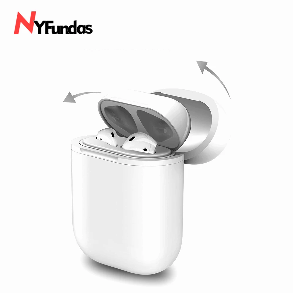 NYFundas для Apple гарнитура Airpods Беспроводная зарядка защитный чехол индукционный