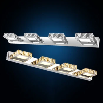 2016 Modern 62CM 12W crystal wall lamp 4 square heads. bathroom LED mirror light crystal wall sconce Lampara de pared banheiro
2016 Modern 62CM 12W crystal wall lamp 4 square heads. bathroom LED mirror light crystal wall sconce Lampara de pared banheiro