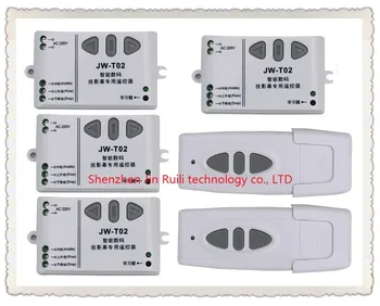 220V wireless projection screen remote control switch projection curtain remote control switch 3* Receiver +3*Transmitter
220V wireless projection screen remote control switch projection curtain remote control switch 3* Receiver +3*Transmitter