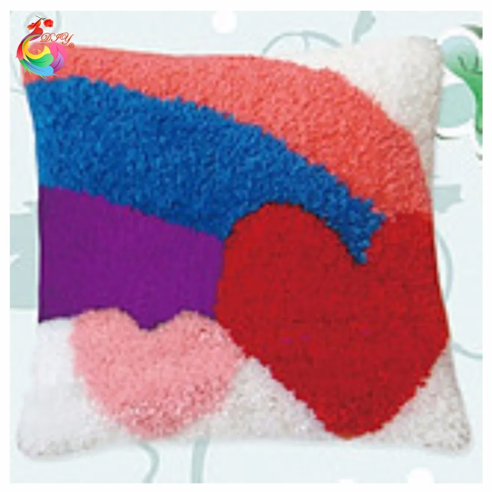 HOT 3D Latch Hook Pillow Kits HEART 2015 DIY Needlework Crocheting Kit Yarn Handmade Embroidery Unfinished Pillowcase
HOT 3D Latch Hook Pillow Kits HEART 2015 DIY Needlework Crocheting Kit Yarn Handmade Embroidery Unfinished Pillowcase