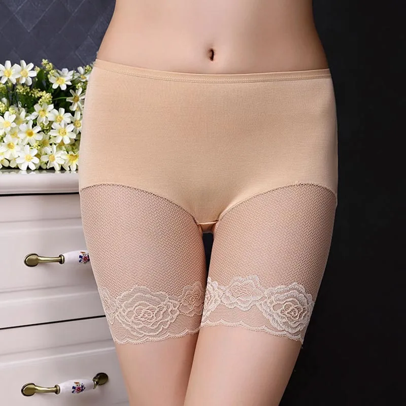 Fashion Summer Women Safety Short Pants Comfortable Modal Lace Sexy Safe Underwear Mid-waist Seamless Thin Panties
Fashion Summer Women Safety Short Pants Comfortable Modal Lace Sexy Safe Underwear Mid-waist Seamless Thin Panties