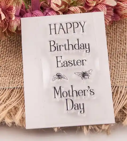 easter transparent clear stamp/seal for diy scrapbooking/photo