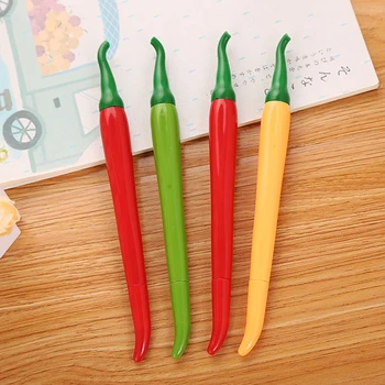 5pcs Black Ink Cartoon Simulated Pepper Shape Signature Gel Pen Stationery School Writing Supply Student Kids Chilli Neutral Pen
5pcs Black Ink Cartoon Simulated Pepper Shape Signature Gel Pen Stationery School Writing Supply Student Kids Chilli Neutral Pen