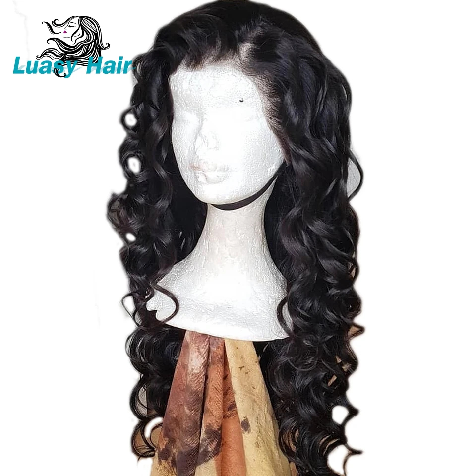 Brazilian 13"*4" Lace Front Human Hair Wigs For Black Women With Baby Hair Loose Wave Pre Plucked Luasy Remy Hair Long Hair Wigs
Brazilian 13"*4" Lace Front Human Hair Wigs For Black Women With Baby Hair Loose Wave Pre Plucked Luasy Remy Hair Long Hair Wigs