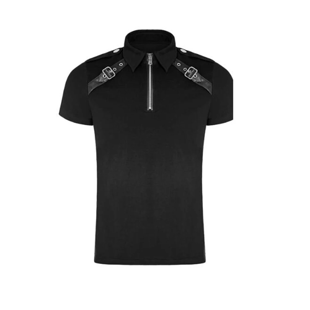 Men's T-Shirts Black Top With Crew Neck Summer Short Sleeves T-Shirt For Men Fashion Solid Men T-Shirt Punk Male's Clothing D40
Men's T-Shirts Black Top With Crew Neck Summer Short Sleeves T-Shirt For Men Fashion Solid Men T-Shirt Punk Male's Clothing D40