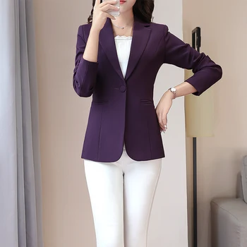 Lenshin New Fashion Blazer S mple Jacket for Women Two Pockets Candy Color Coat Single Button Outerwear Female Office Lady Tops
Lenshin New Fashion Blazer S mple Jacket for Women Two Pockets Candy Color Coat Single Button Outerwear Female Office Lady Tops