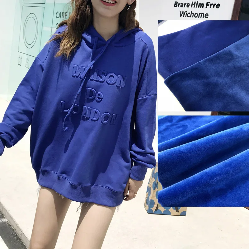 Zinwoco 2018New Sweatshir Hoodies Women Korean Version Hoodies Women of The Cotton Bump Letter Hooded Sweatshirt Women Plus Size
Zinwoco 2018New Sweatshir Hoodies Women Korean Version Hoodies Women of The Cotton Bump Letter Hooded Sweatshirt Women Plus Size