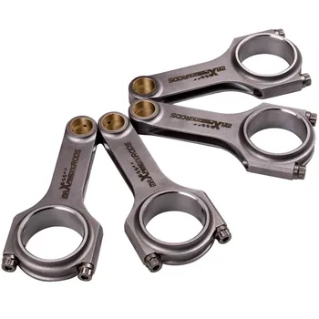 

H-Beam 135mm Connecting Rods For Toyota Tacoma Hilux 2RZFE 2.4L 4340 EN24 forged pistons crankshaft ARP 2000 3/8 Bolts