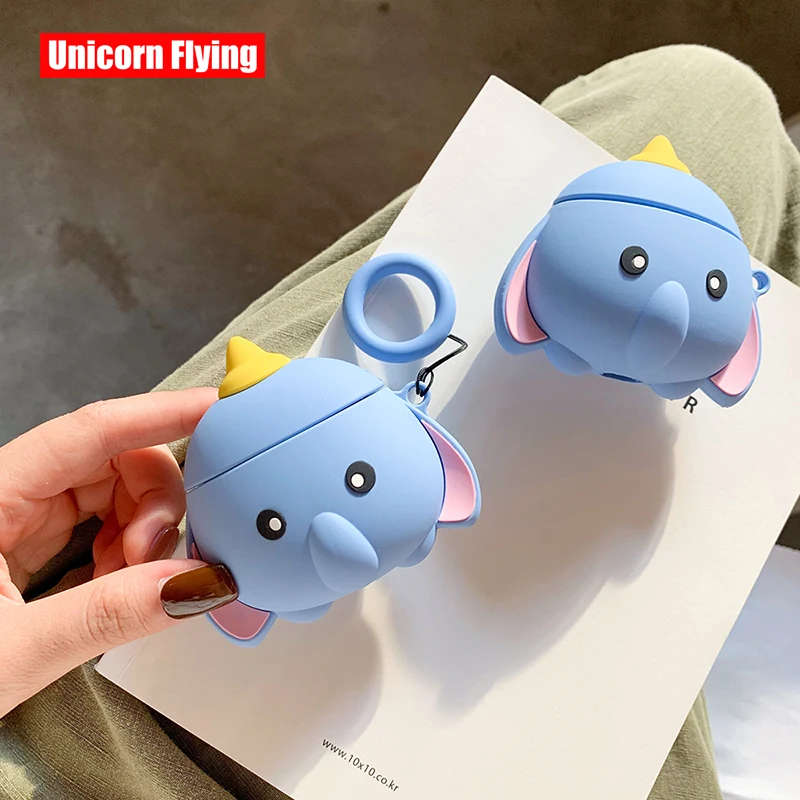 LinXiang Cute 3D Dumbo Flying Elephant Shape Wireless Bluetooth Earphone Silicone Protective Case For Apple Airpods 1 2
LinXiang Cute 3D Dumbo Flying Elephant Shape Wireless Bluetooth Earphone Silicone Protective Case For Apple Airpods 1 2
