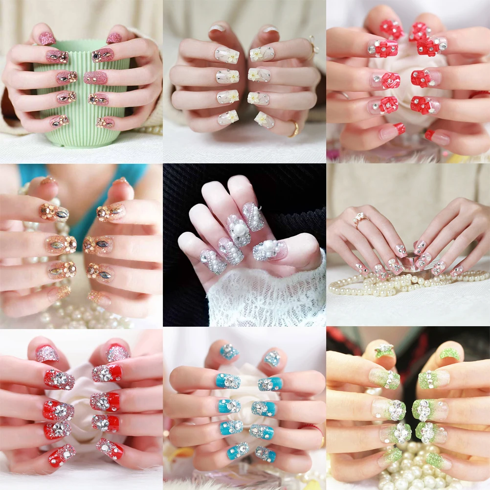 24pcs Fashion Long Fake Nails Tips Girl Bride Red 3D Fake Nails Wrapped Tips Artificial False Nail Decor
24pcs Fashion Long Fake Nails Tips Girl Bride Red 3D Fake Nails Wrapped Tips Artificial False Nail Decor