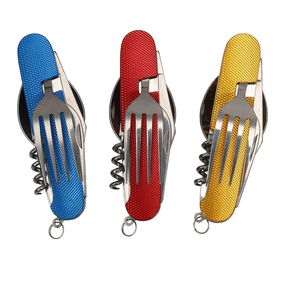 3pcs Stainless Steel Camping Tableware Folding Multi-Function Knife and Fork Outdoor Portable Combination Tableware Set of Fork
3pcs Stainless Steel Camping Tableware Folding Multi-Function Knife and Fork Outdoor Portable Combination Tableware Set of Fork