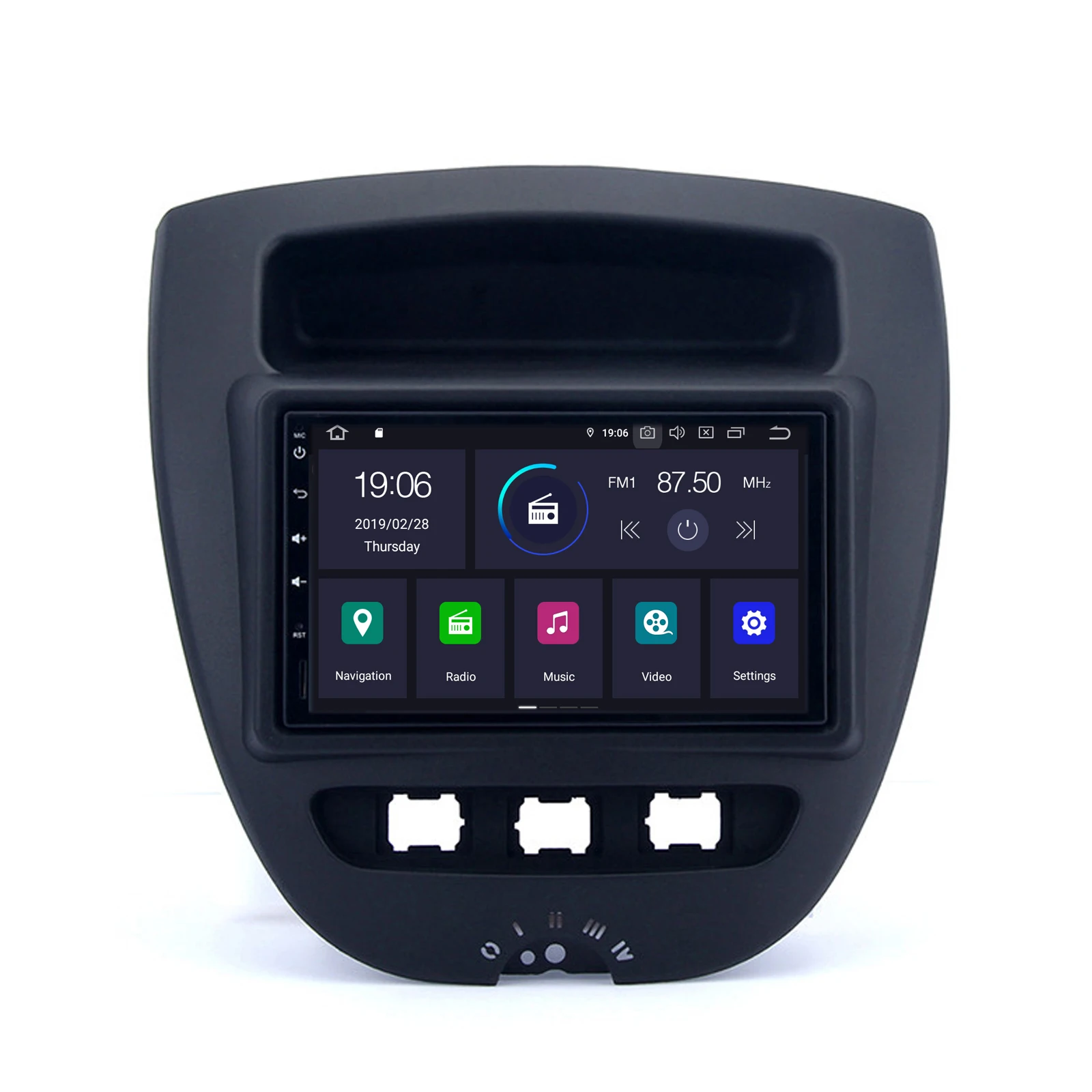 COIKA 7" Android 9.0 System Car IPS Touch Screen Player For Peuget 107 Toyota Aygo Citroen C1 With 2+16G RAM GPS Navi BT SWC RCA
COIKA 7" Android 9.0 System Car IPS Touch Screen Player For Peuget 107 Toyota Aygo Citroen C1 With 2+16G RAM GPS Navi BT SWC RCA