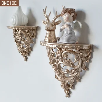 European wall decoration shelf Resin carved hollow shelf Storage dining room porch trinkets Creative living room storage shelf
European wall decoration shelf Resin carved hollow shelf Storage dining room porch trinkets Creative living room storage shelf