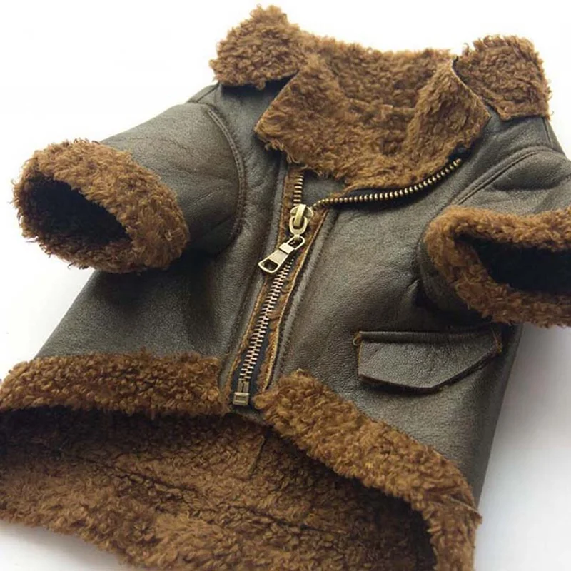 Pet Buckskin Dog Clothes Retro Leather Zipper Jacket Coat Cool Jacket Clothing Like a Cool Boy For Small Dogs Teddy French
Pet Buckskin Dog Clothes Retro Leather Zipper Jacket Coat Cool Jacket Clothing Like a Cool Boy For Small Dogs Teddy French