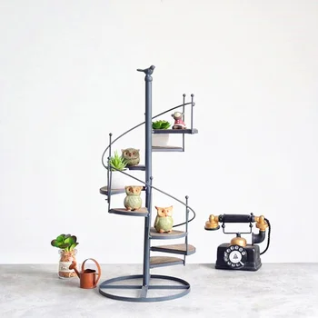 European wrought flower stand floor type rotating multi-layer ladder bird flower stand balcony flower pot shelf lo8131024
European wrought flower stand floor type rotating multi-layer ladder bird flower stand balcony flower pot shelf lo8131024