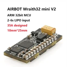 LHI AIRBOT NEW Wraith32-Mini-V2 35A /25A 32bit BLHeli_32 ESC OPTO (2-4s) DSHOT1200 for QAV250 XR220 210 FPV Quadcopter 1pcs
LHI AIRBOT NEW Wraith32-Mini-V2 35A /25A 32bit BLHeli_32 ESC OPTO (2-4s) DSHOT1200 for QAV250 XR220 210 FPV Quadcopter 1pcs